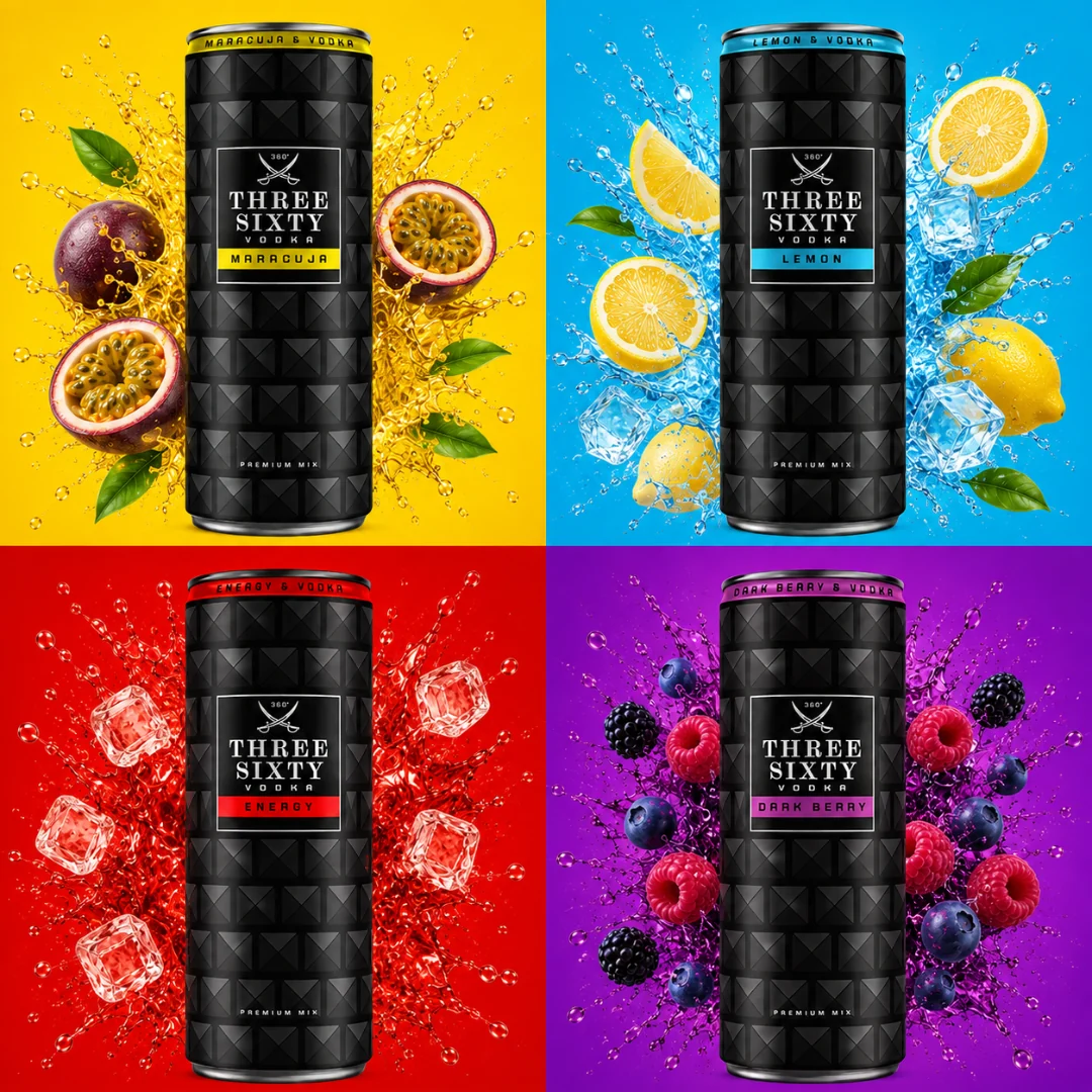 THREE SIXTY Festival Mix Bundle 48 Dosen + Ice Bucket GRATIS