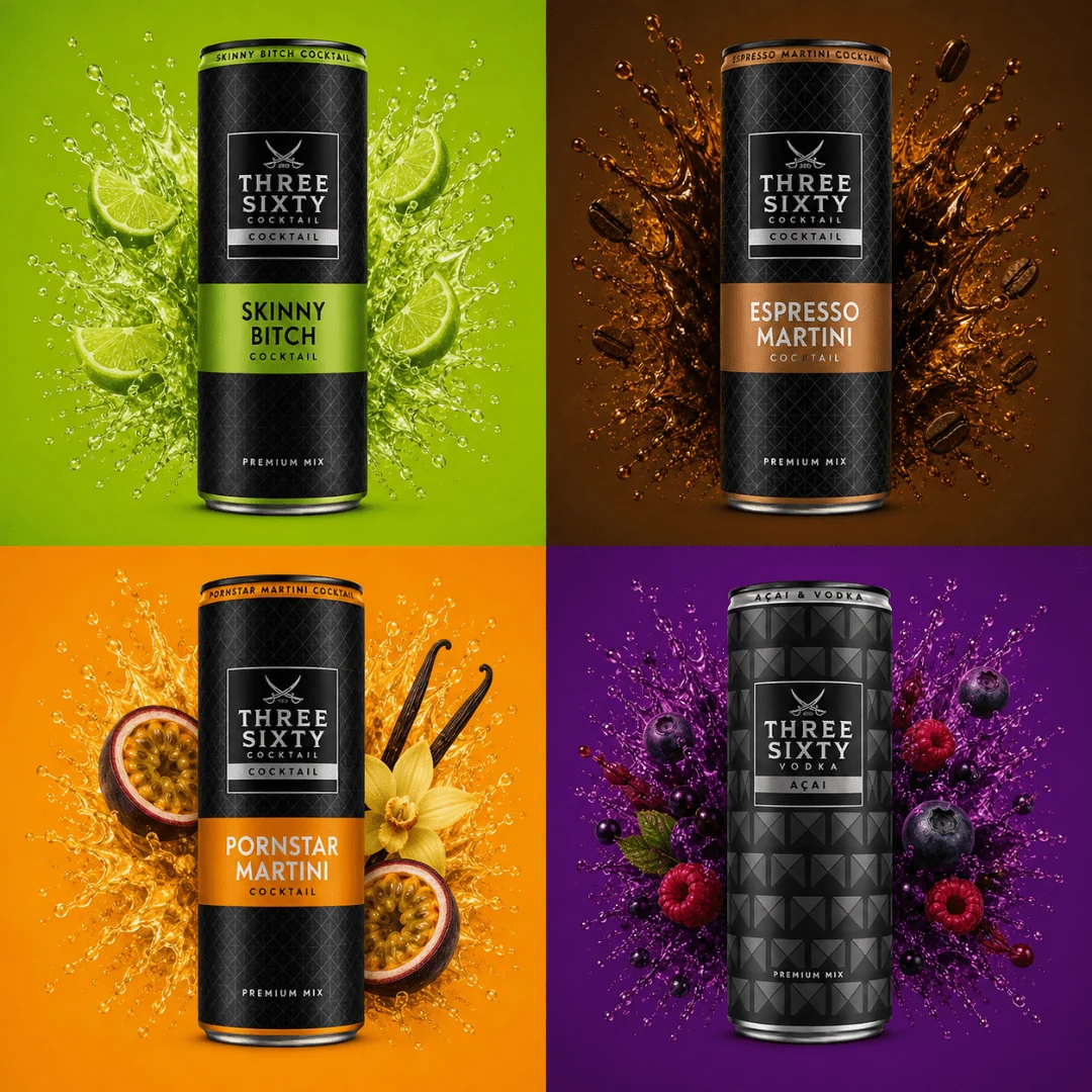 THREE SIXTY Festival Mix Bundle 48 Dosen + Ice Bucket GRATIS