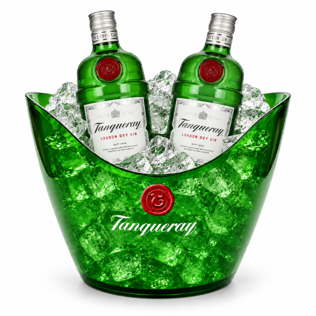 Tanqueray Festival Gin Set mit 2 Flaschen & Getränkekühler