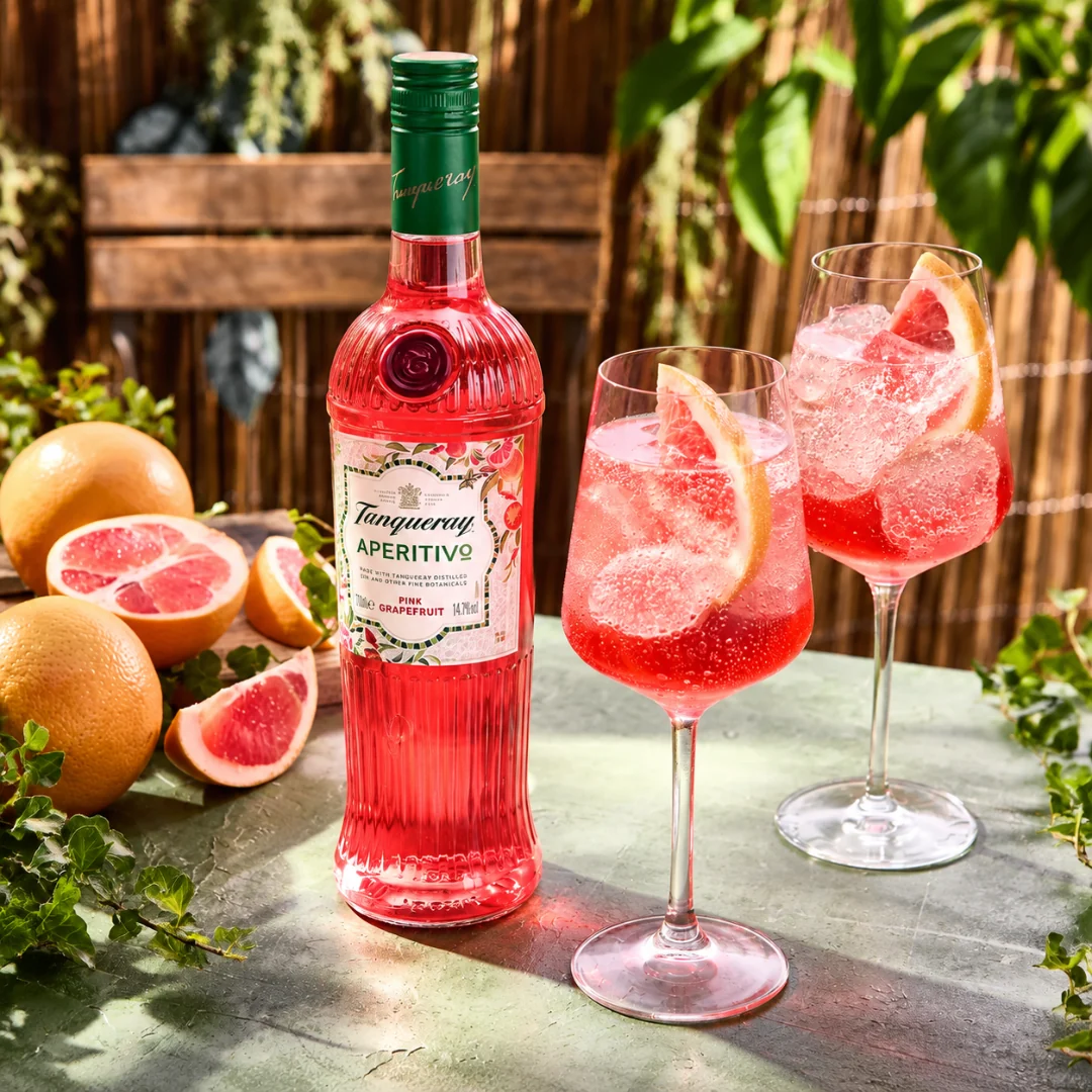 Tanqueray Aperitivo Spritz Set mit Prosecco und 2 Gläsern