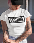 Techno Dot T-Shirt (schwarz oder weiß) - FestivalStuff