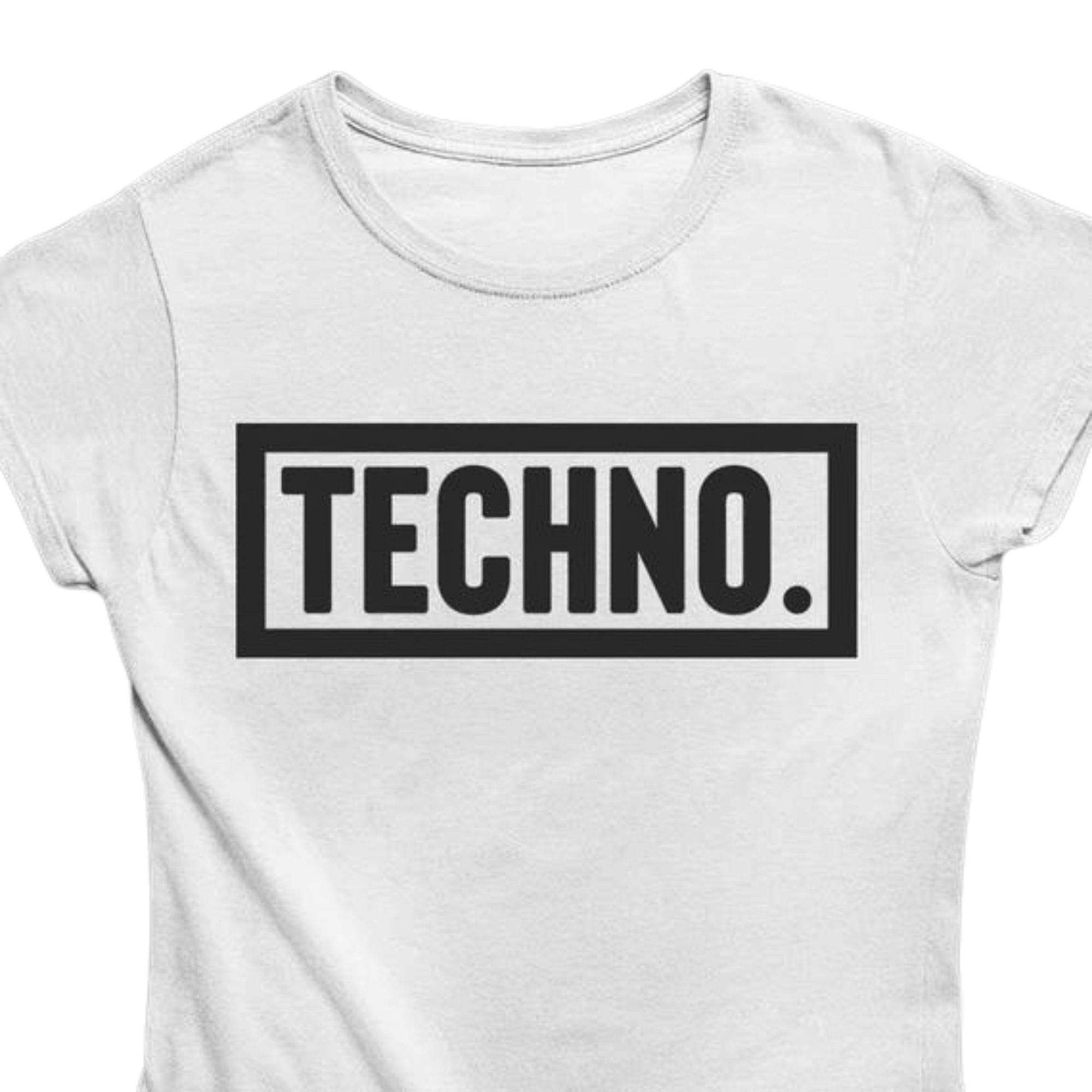 Techno Dot T-Shirt (schwarz oder weiß) - FestivalStuff