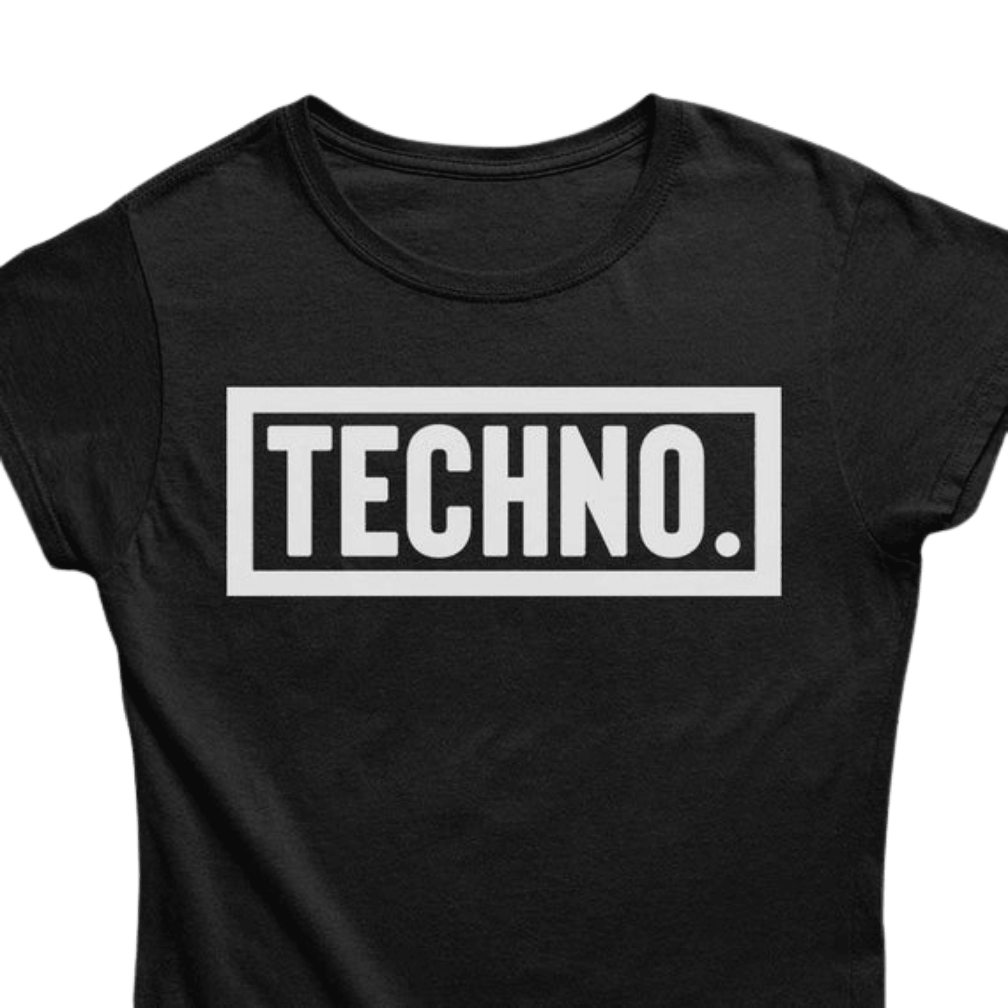 Techno Dot T-Shirt (schwarz oder weiß) - FestivalStuff