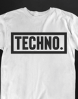 Techno Dot T-Shirt (schwarz oder weiß / unisex) - FestivalStuff