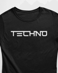 Techno T-Shirt (schwarz oder weiß / Frauen) - FestivalStuff