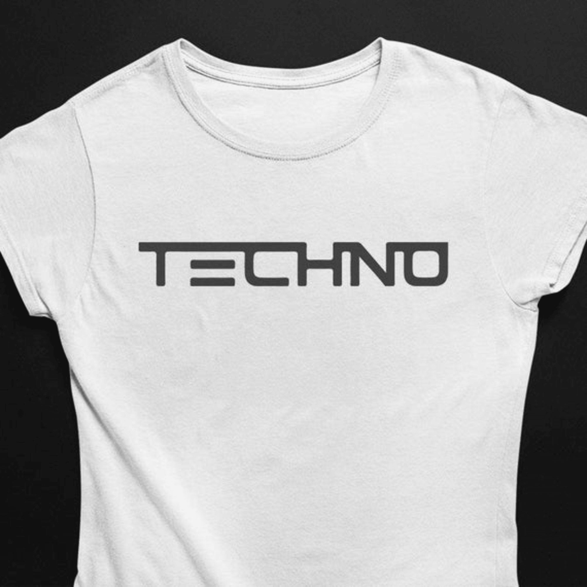 Techno T-Shirt (schwarz oder weiß / Frauen) - FestivalStuff