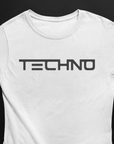 Techno T-Shirt (schwarz oder weiß / Frauen) - FestivalStuff