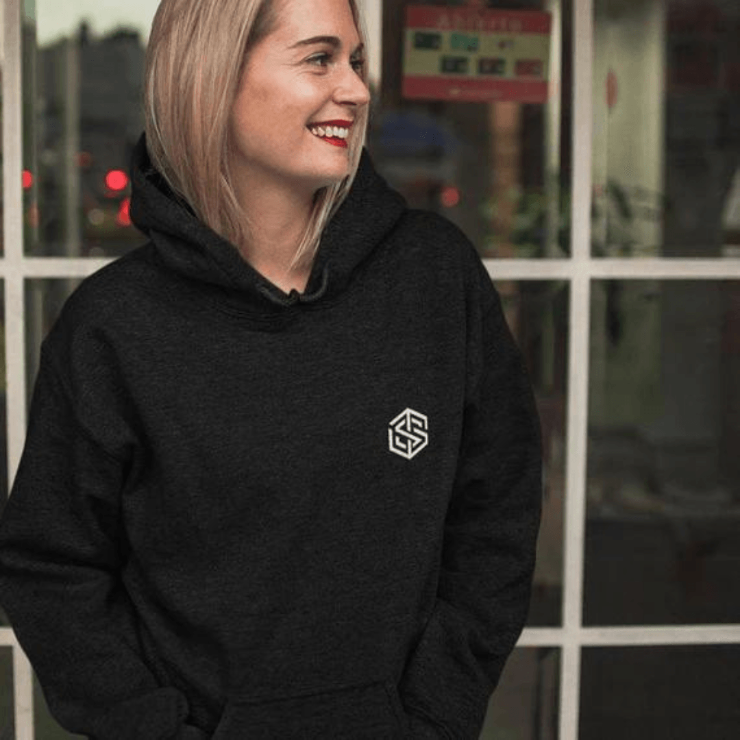 Technostoff Crew Premium Hoodie (schwarz) - FestivalStuff