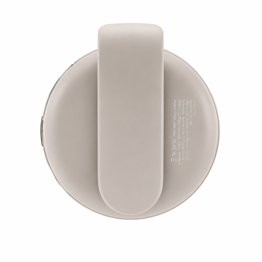 Tragbarer Mini Ventilator mit Clip Weiß