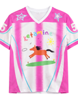 Trikot Ketamine Pink Weiß Unisex