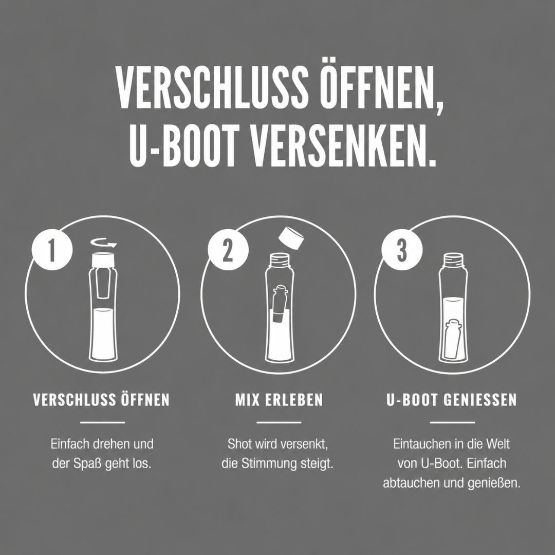 U-Boot Blue Tauch-Shot – Zitronenlimonade