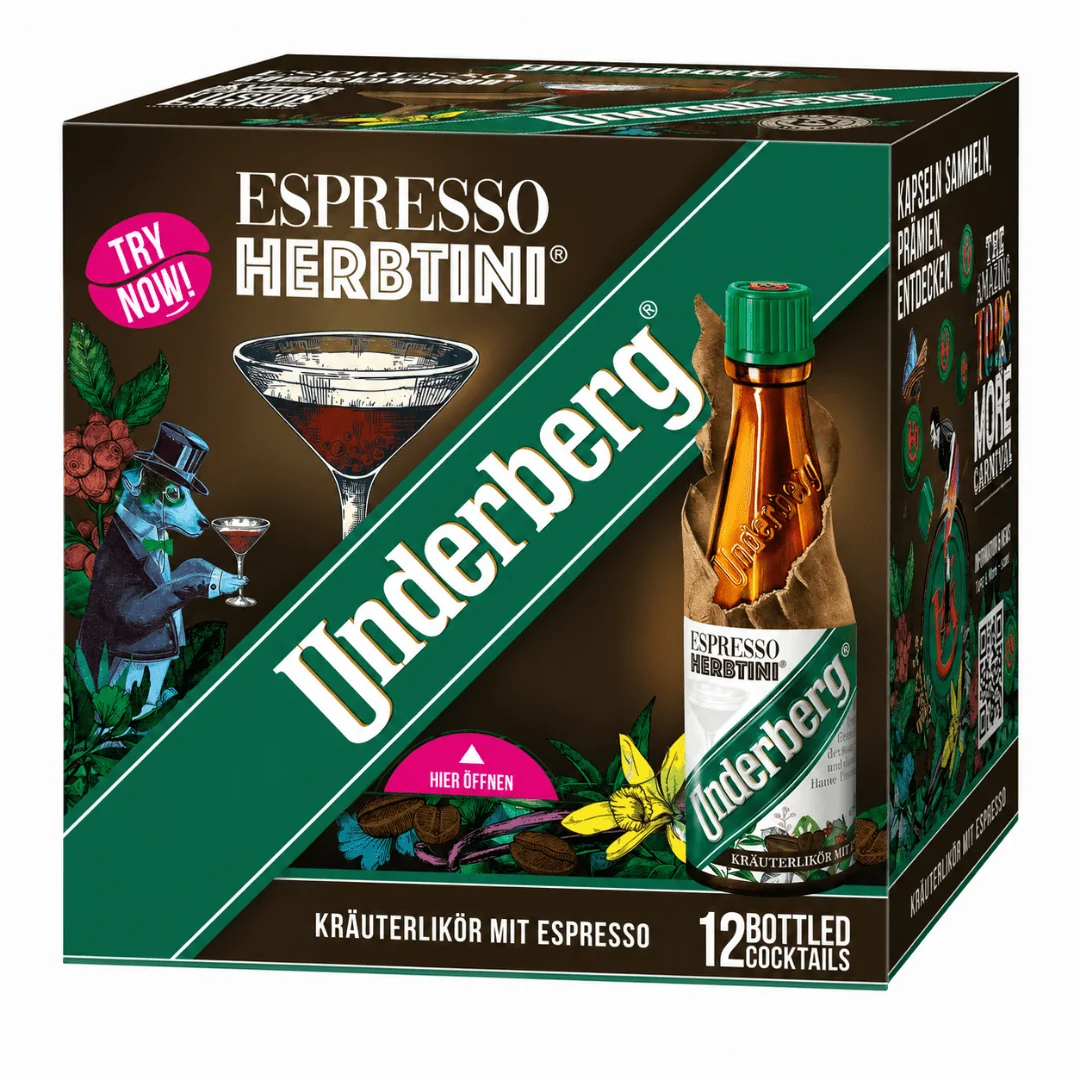 Underberg Espresso Herbtini 12 × 2 cl