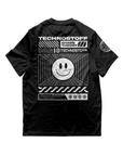 Virtual Rave T-Shirt (oversized, unisex, black) - FestivalStuff