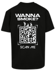 Oversize Shirt WANNA SMOKE ? Your Design - FestivalStuff