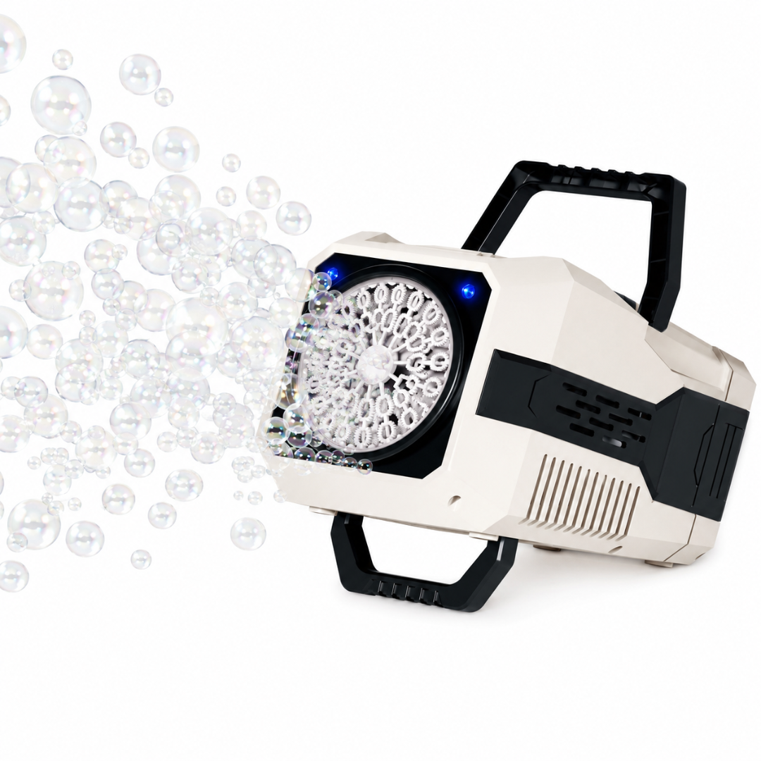 XXL Seifenblasenmaschine mit LED & Seifenblasenflüssigkeit