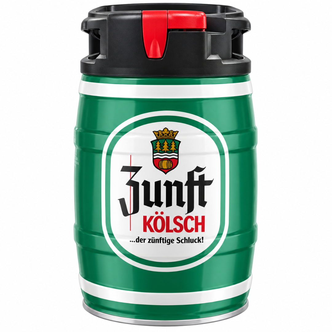 Zunft Kölsch 5L CO2 Partyfass mit Zapfhahn