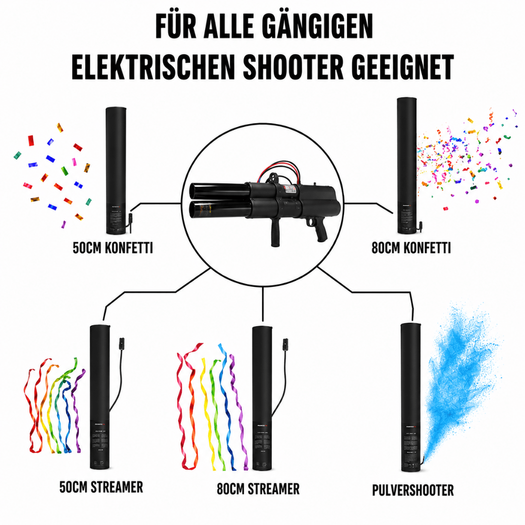Akku Konfetti Gun - FestivalStuff