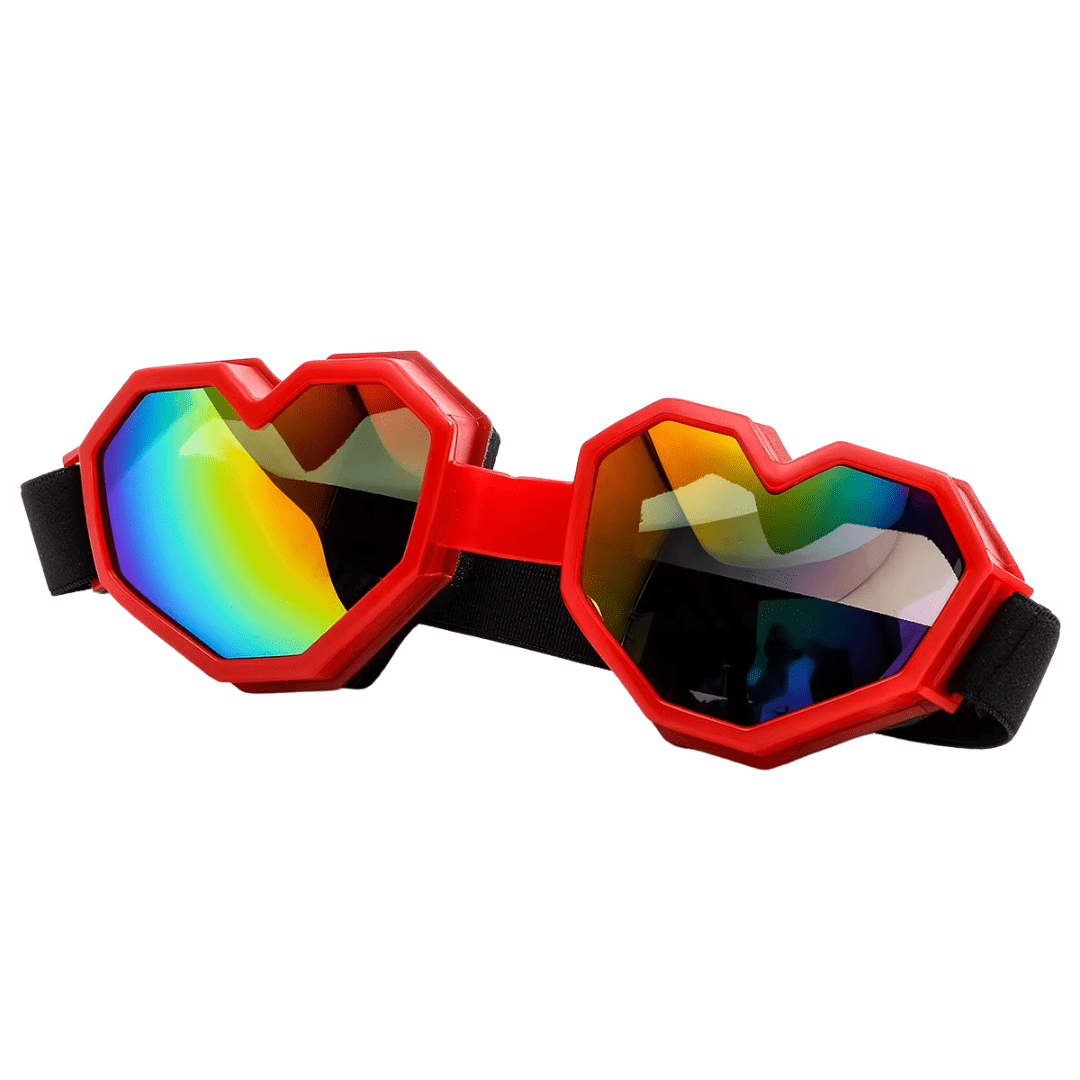 Apres Ski Brille Herz - FestivalStuff