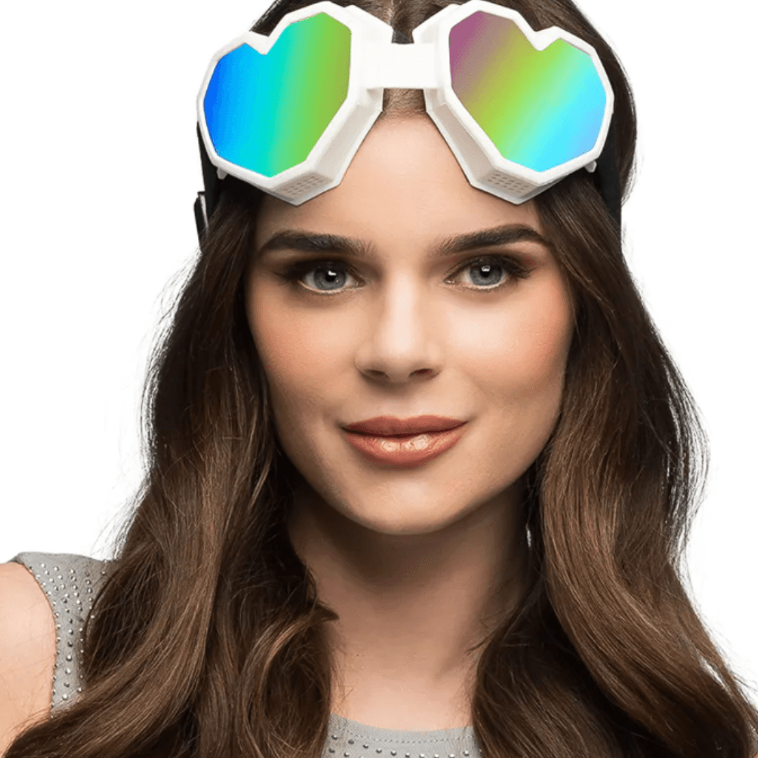 Apres Ski Brille Herz - FestivalStuff