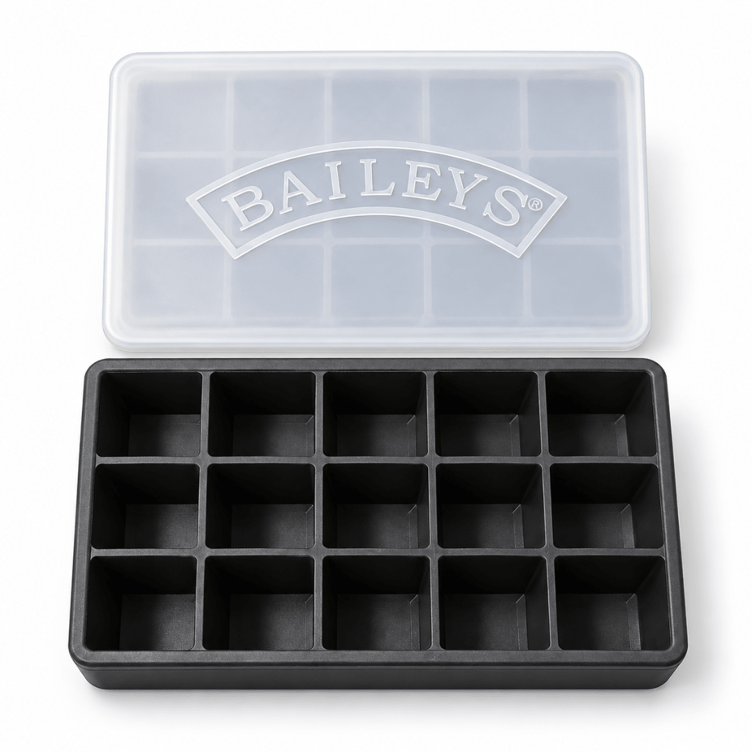 Baileys On The Coffee Rocks Set mit Eisform und 2 Gläsern - FestivalStuff