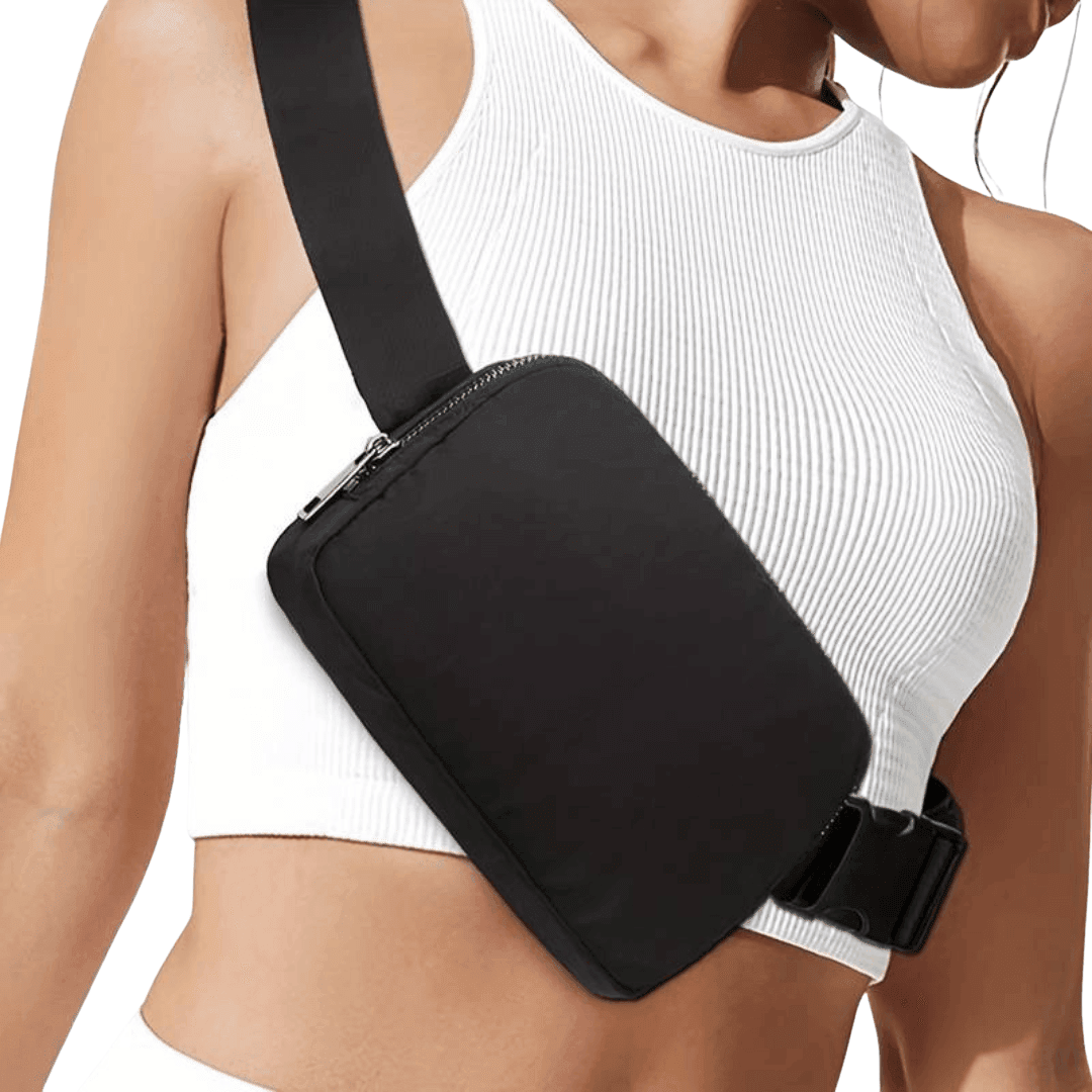 Bauchtasche Basic Schwarz 2 - FestivalStuff