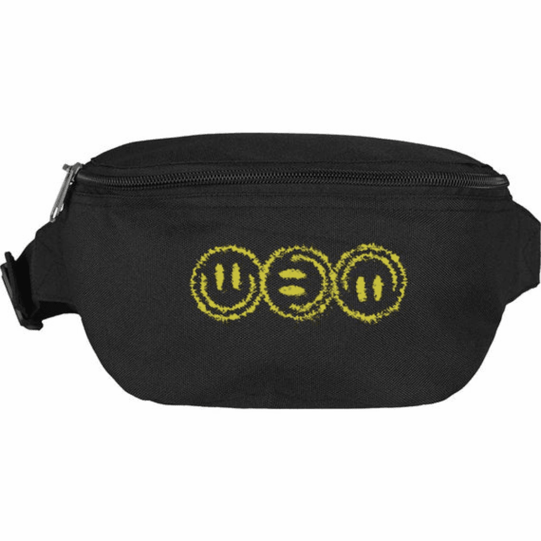 Bauchtasche Smile Schwarz - FestivalStuff