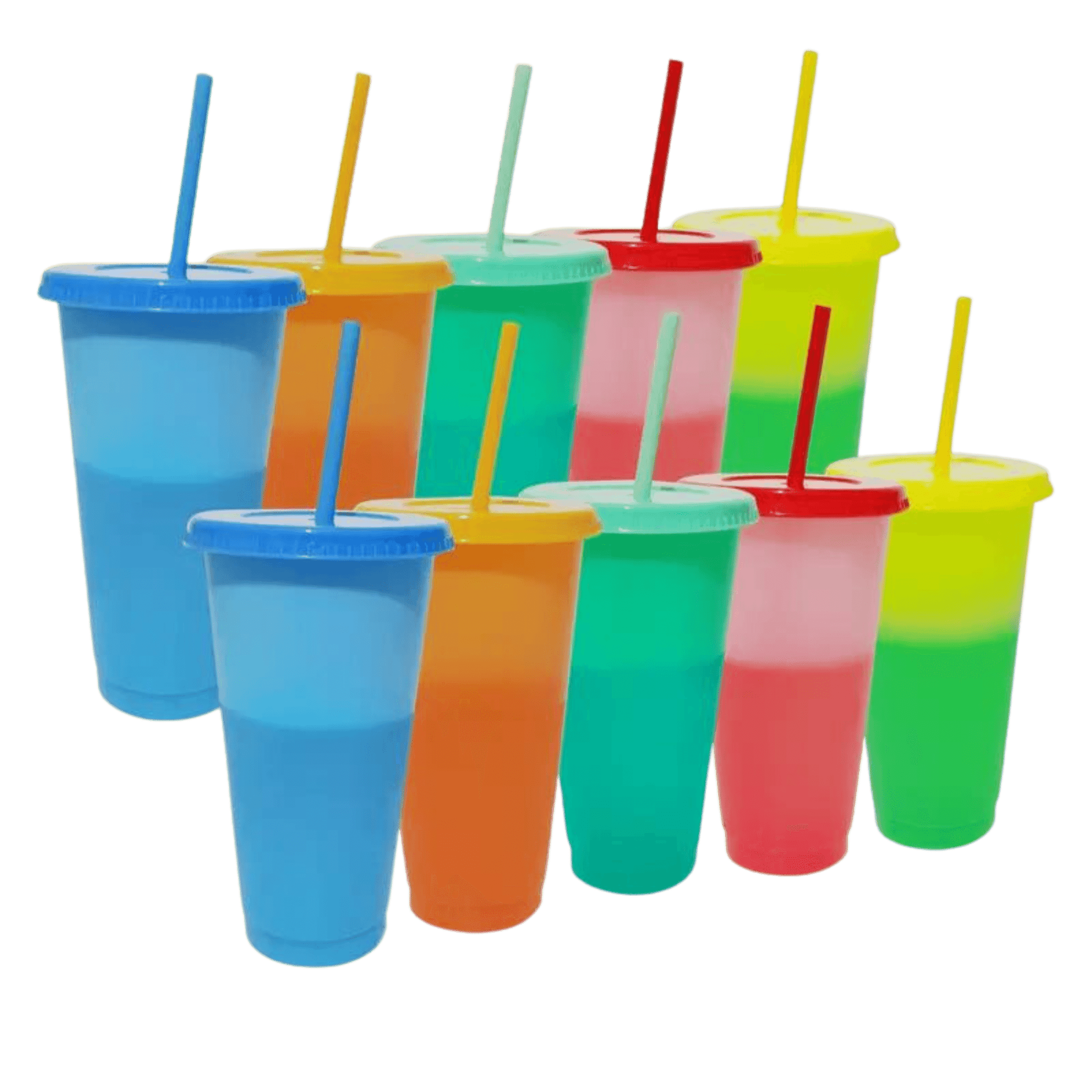 Becher mit Farbwechsel 10 Stück - FestivalStuff