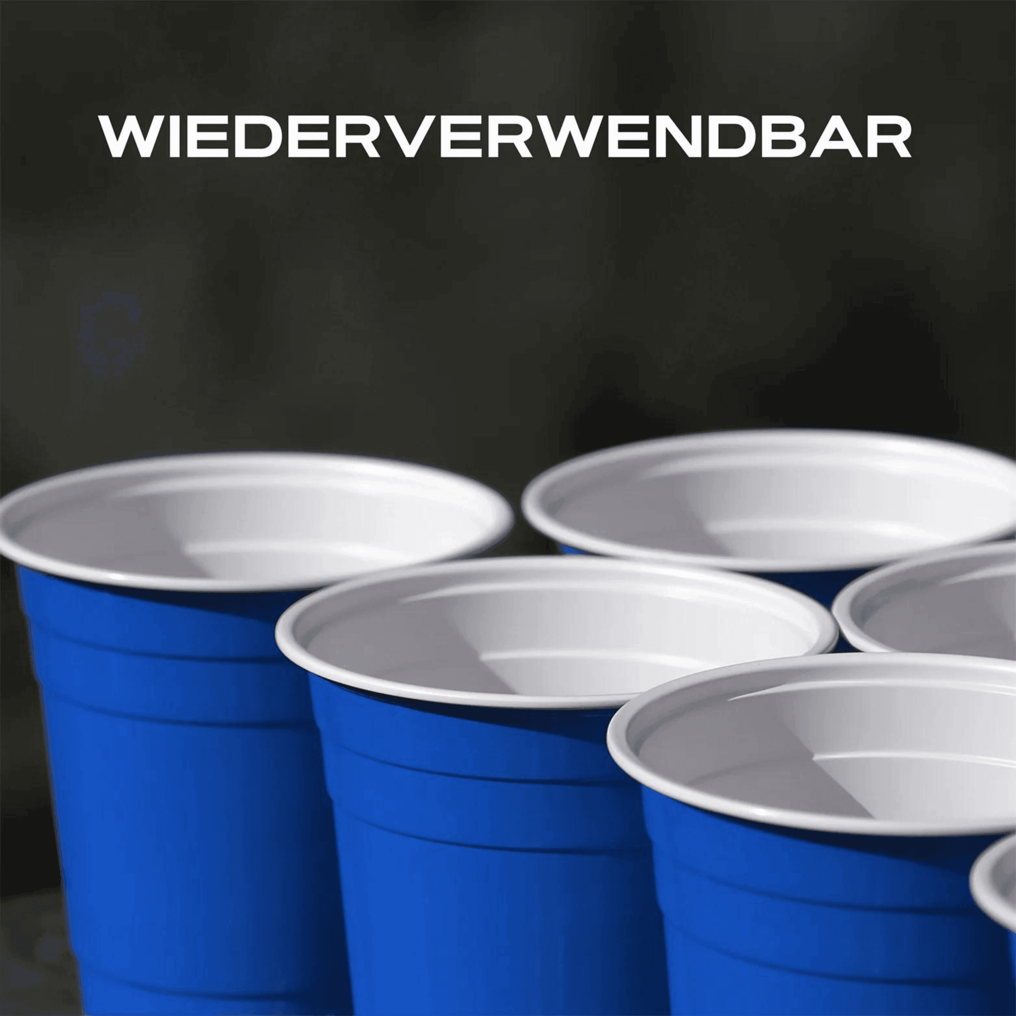 BEER PONG BECHER (50x) rot & blau - FestivalStuff