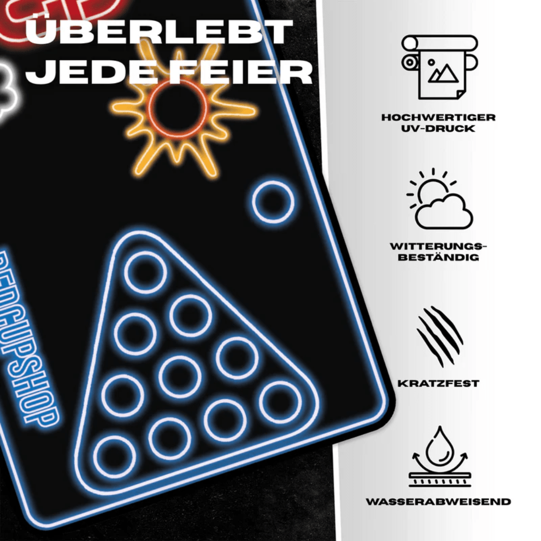 Beer Pong Tisch LED - FestivalStuff