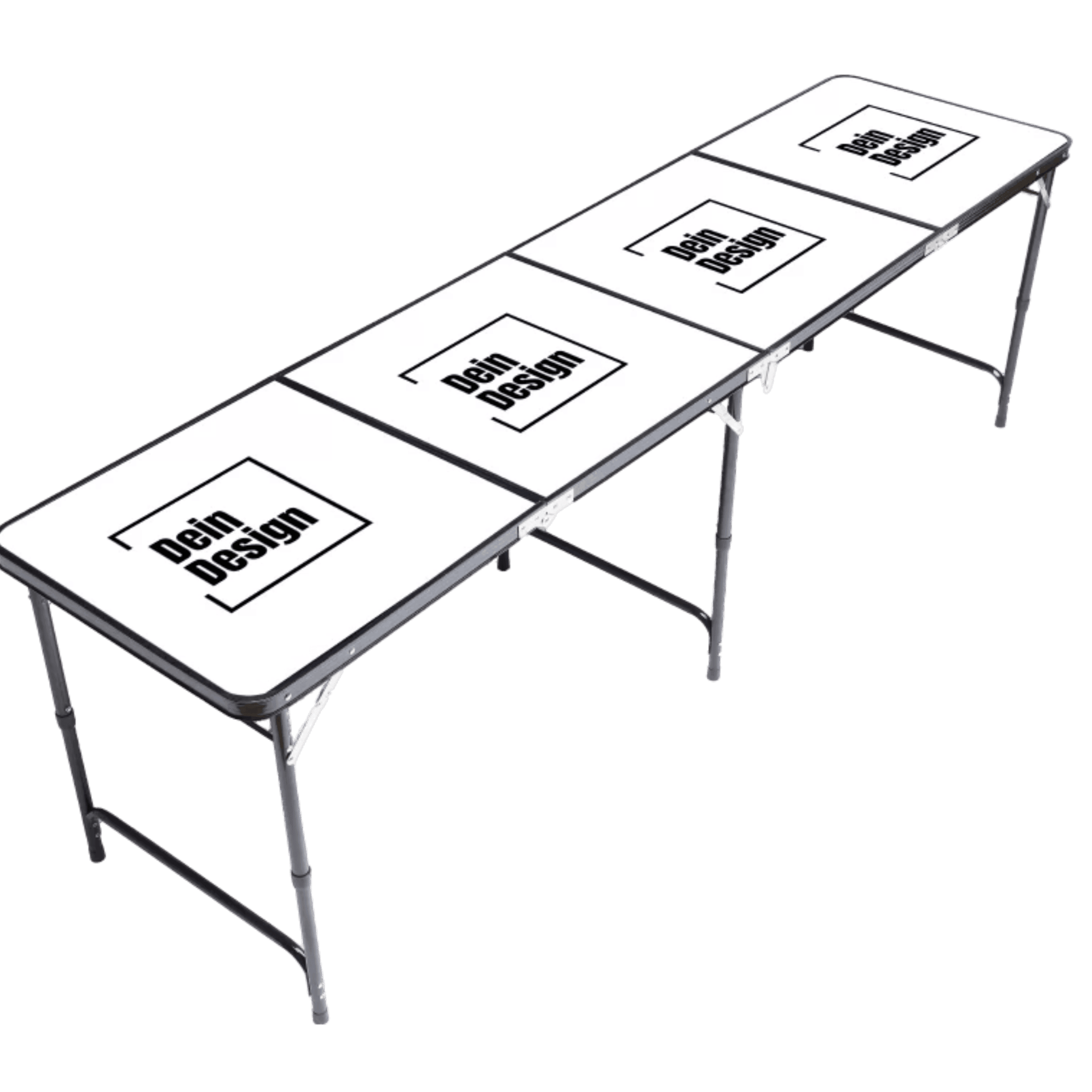 Beer Pong Tisch personalisiert – Vollflächiges Design mit einem Motiv - FestivalStuff