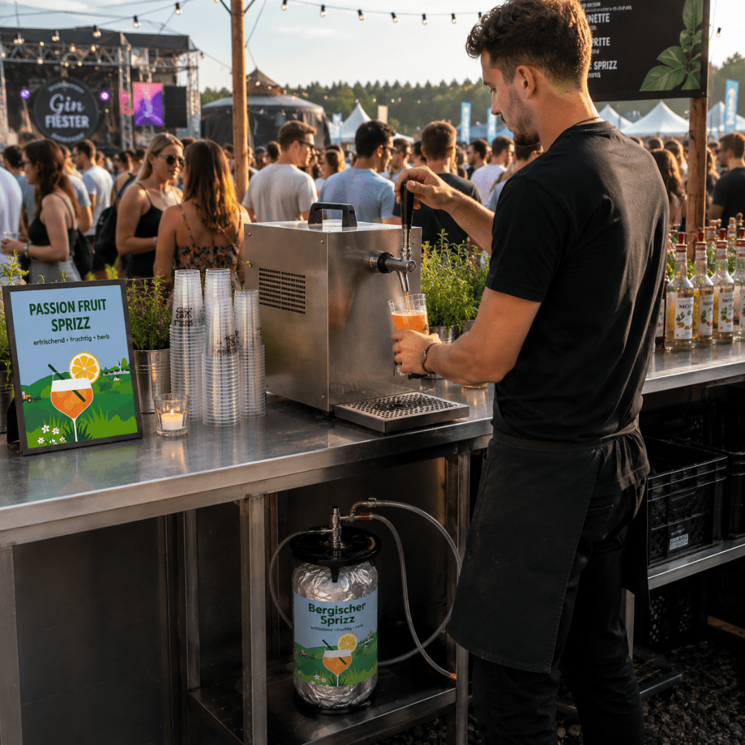 Bergischer Sprizz 20L Key Keg Cocktail Fass - FestivalStuff