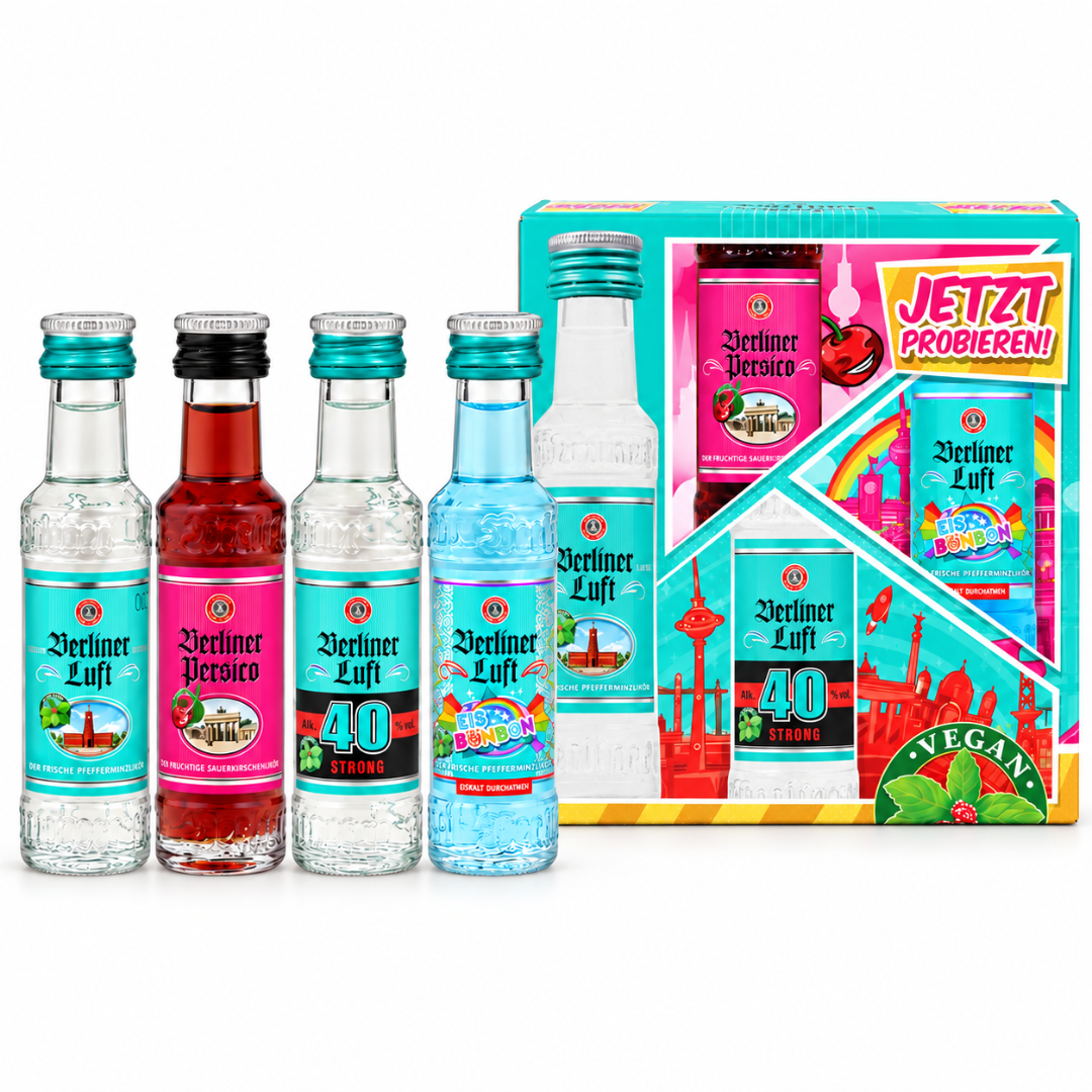 Berliner Luft Mini Shot Probier Set 4 x 2 cl - FestivalStuff