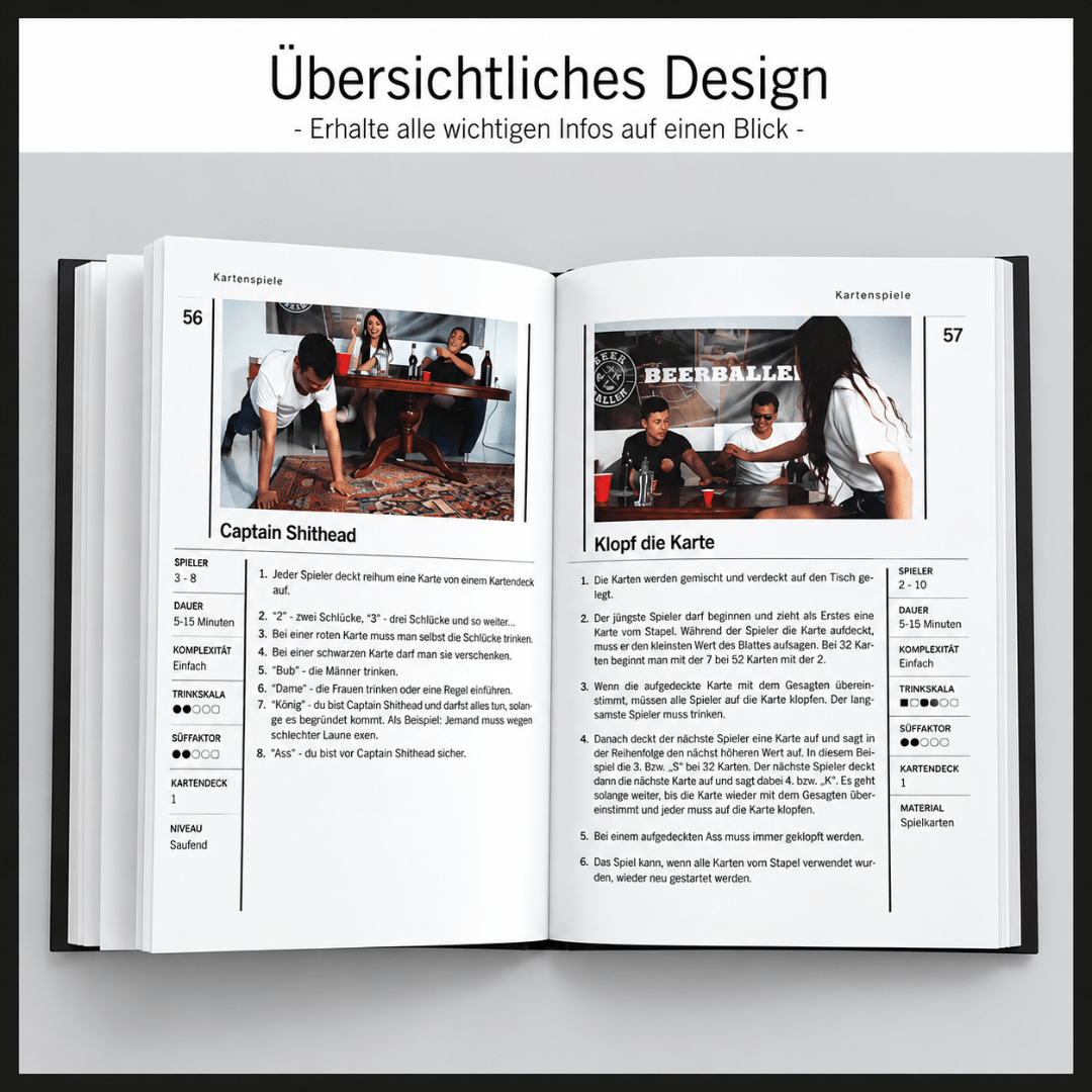 Best of Trinkspiele Buch mit über 100 Trinkspielen - FestivalStuff