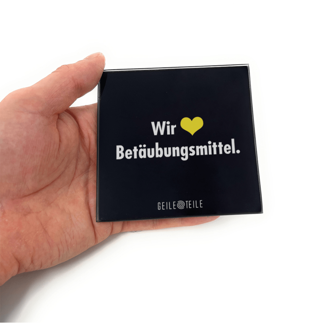 Betäubungsmittel - Echtglas Ziehunterlage - FestivalStuff