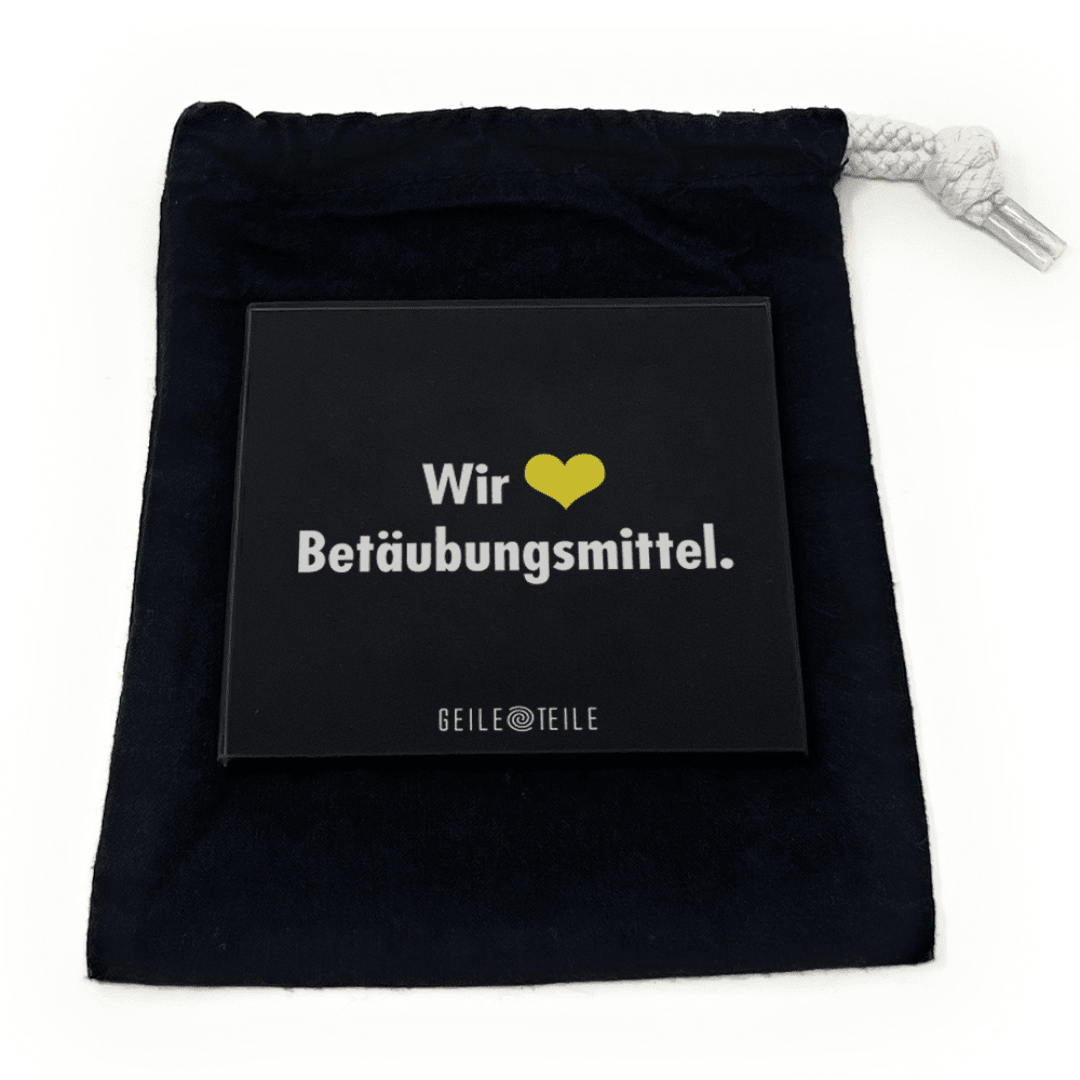 Betäubungsmittel - Echtglas Ziehunterlage - FestivalStuff