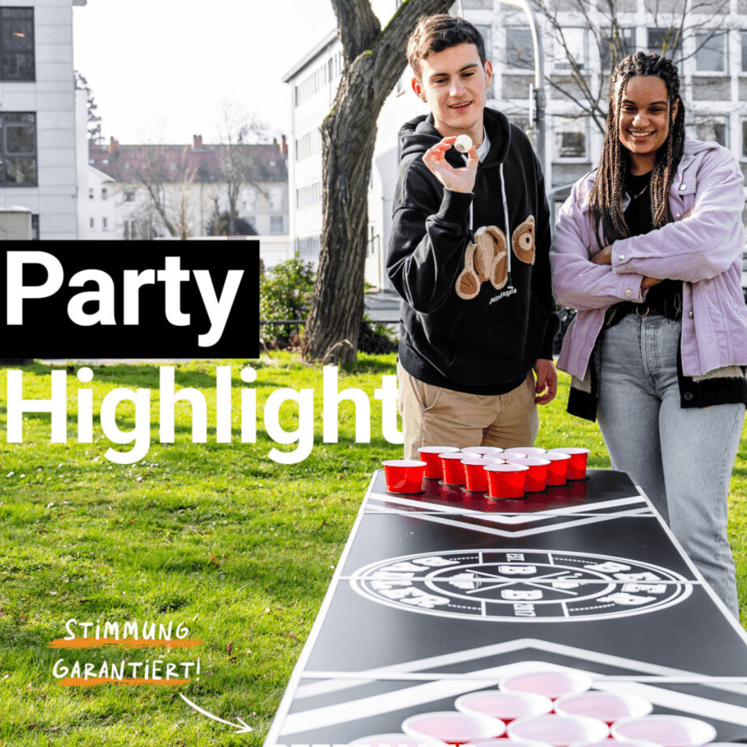 Bier Pong Tisch ALLBLACK - FestivalStuff