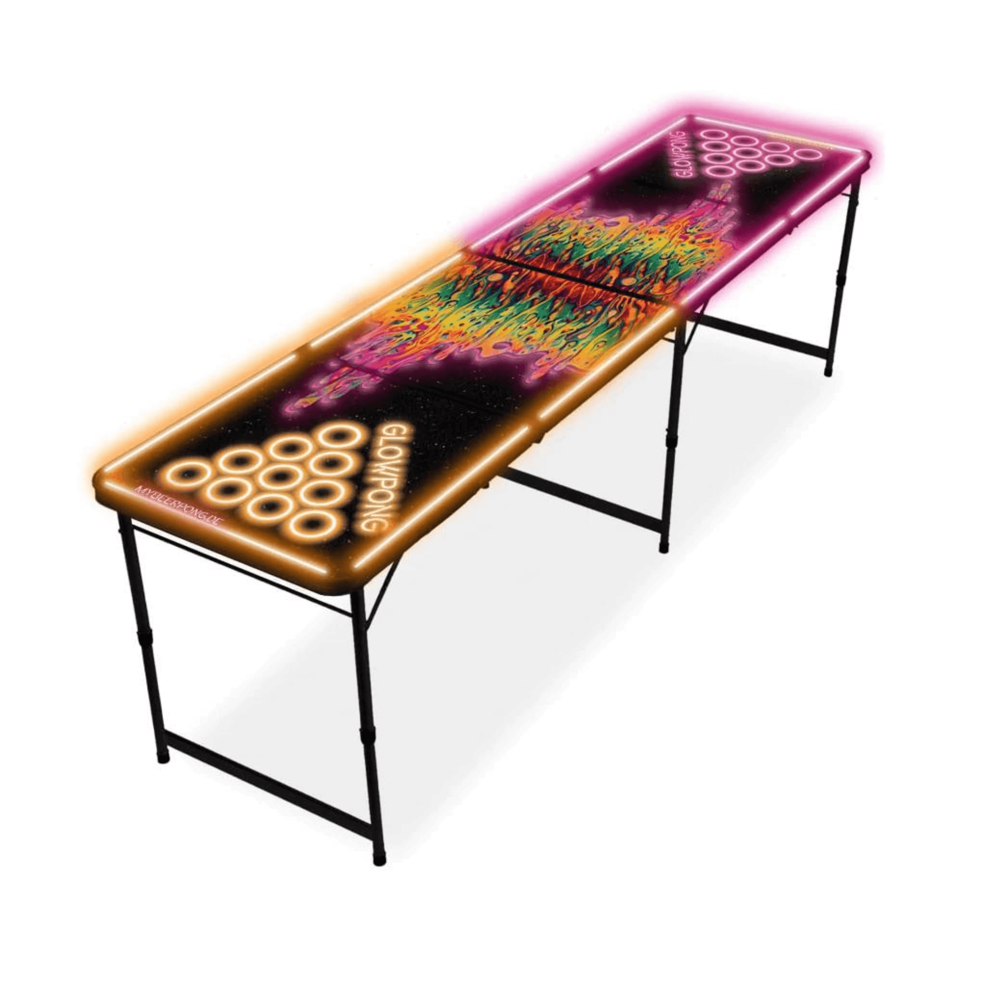 Beer Pong Tisch Space Lava LED - FestivalStuff