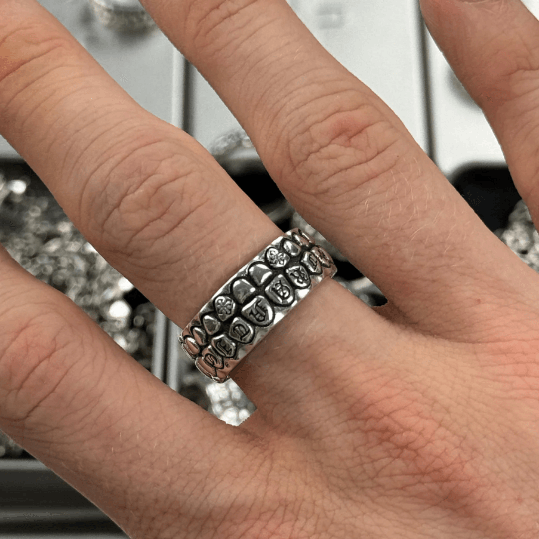 Bite Ring 925. Silver - FestivalStuff