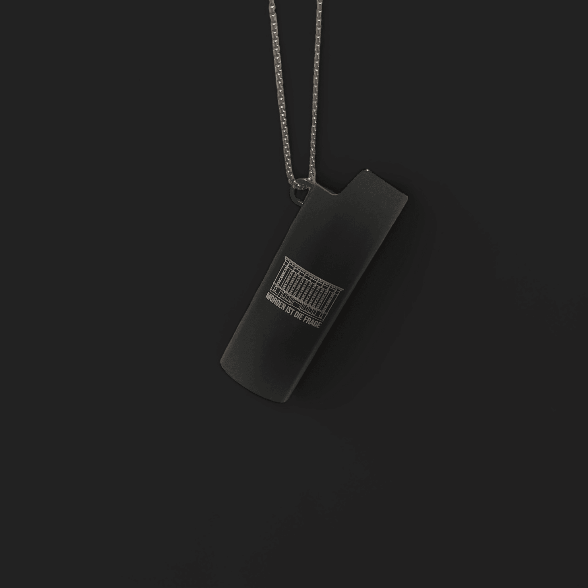 Black Berghain Feuerzeugkette - FestivalStuff