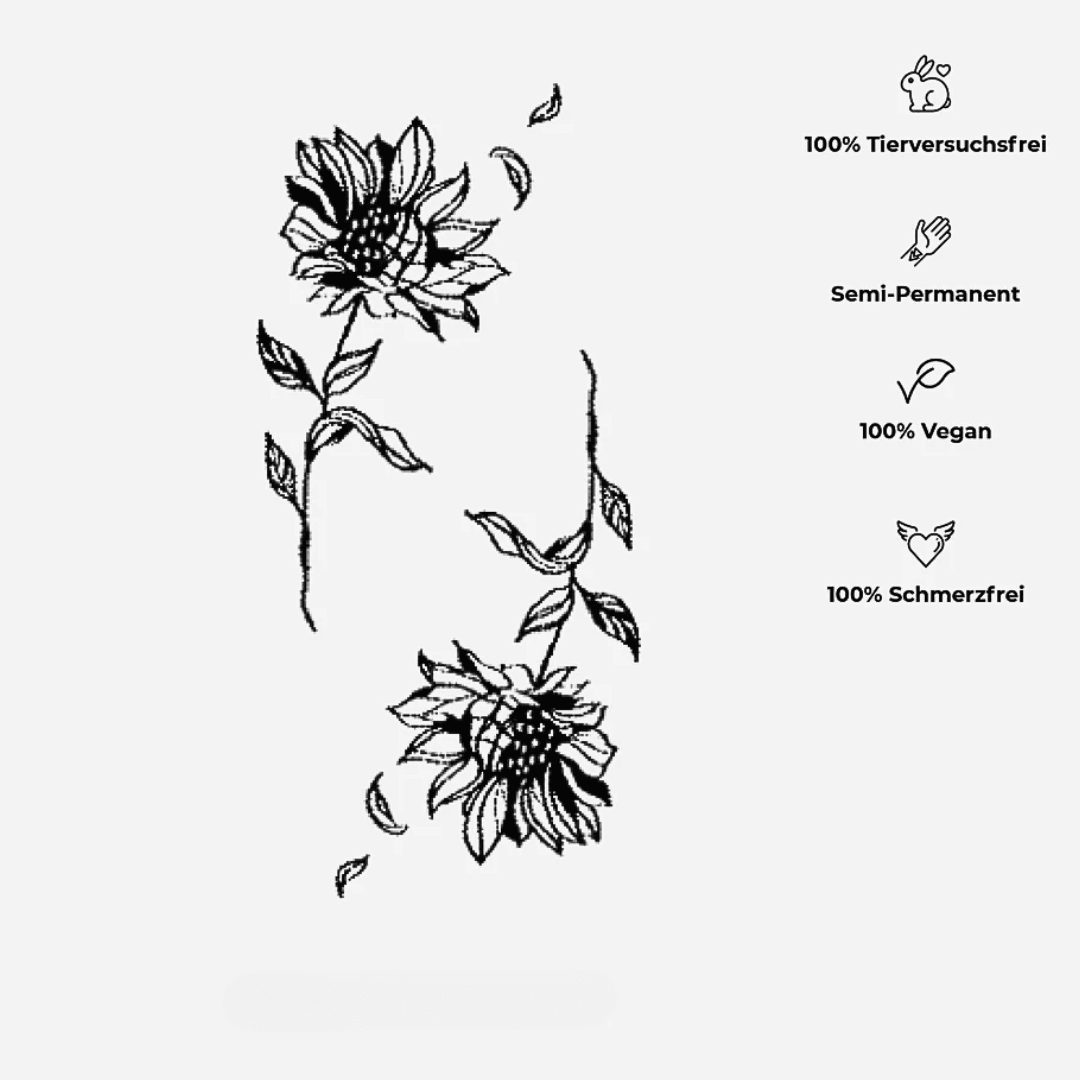 Blumenblüten Tattoo Waterless - FestivalStuff