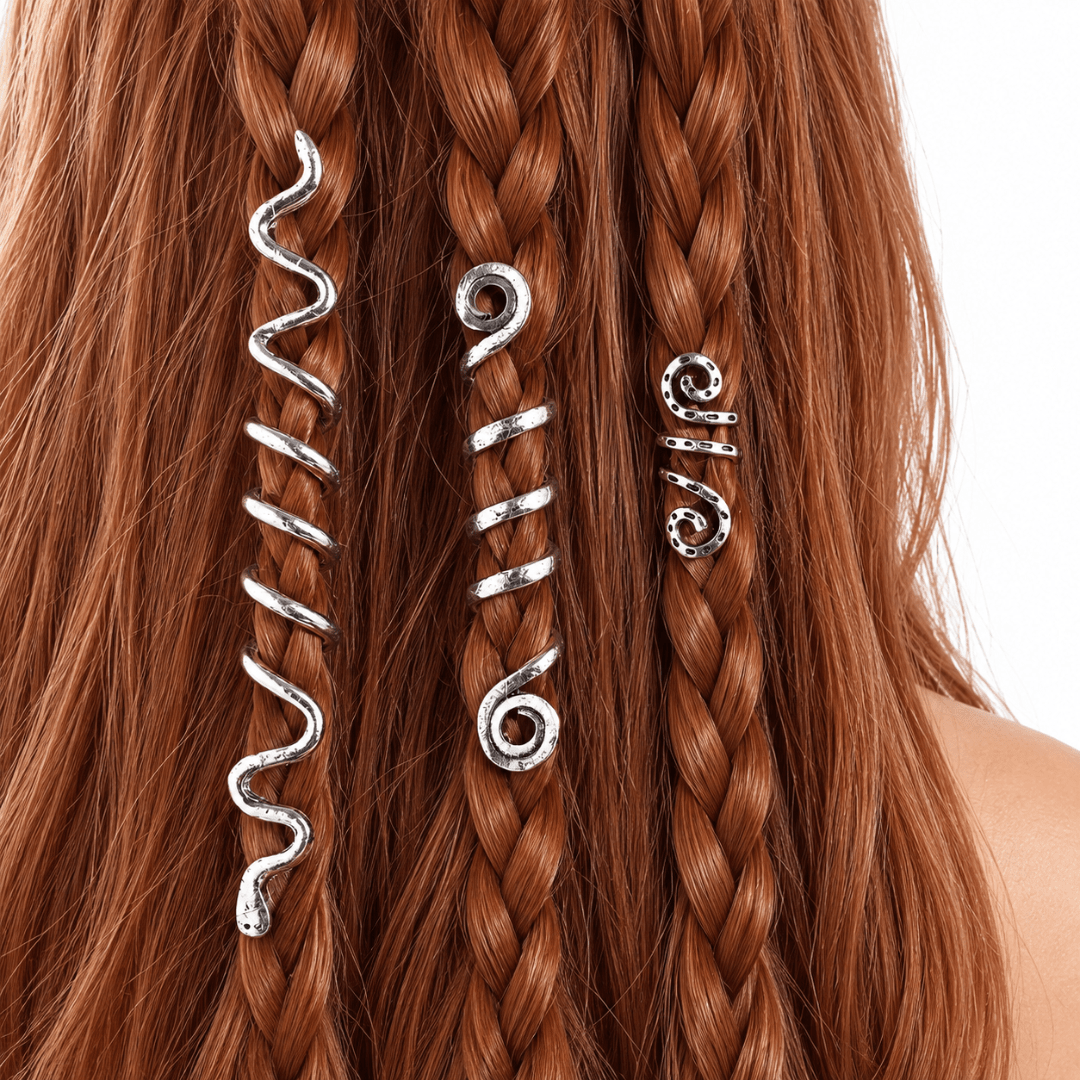 Braid Spiralen Silber - FestivalStuff