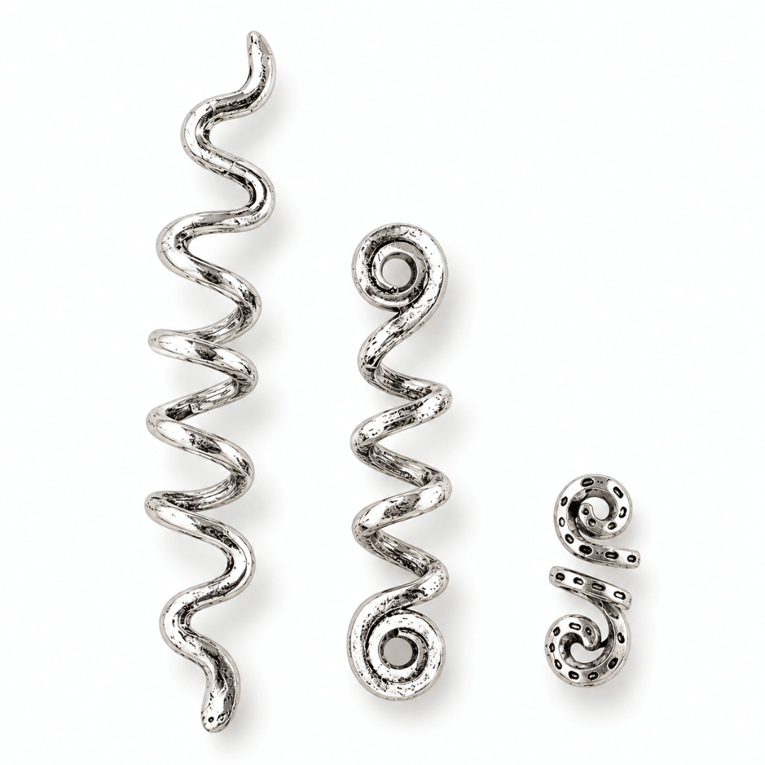 Braid Spiralen Silber - FestivalStuff