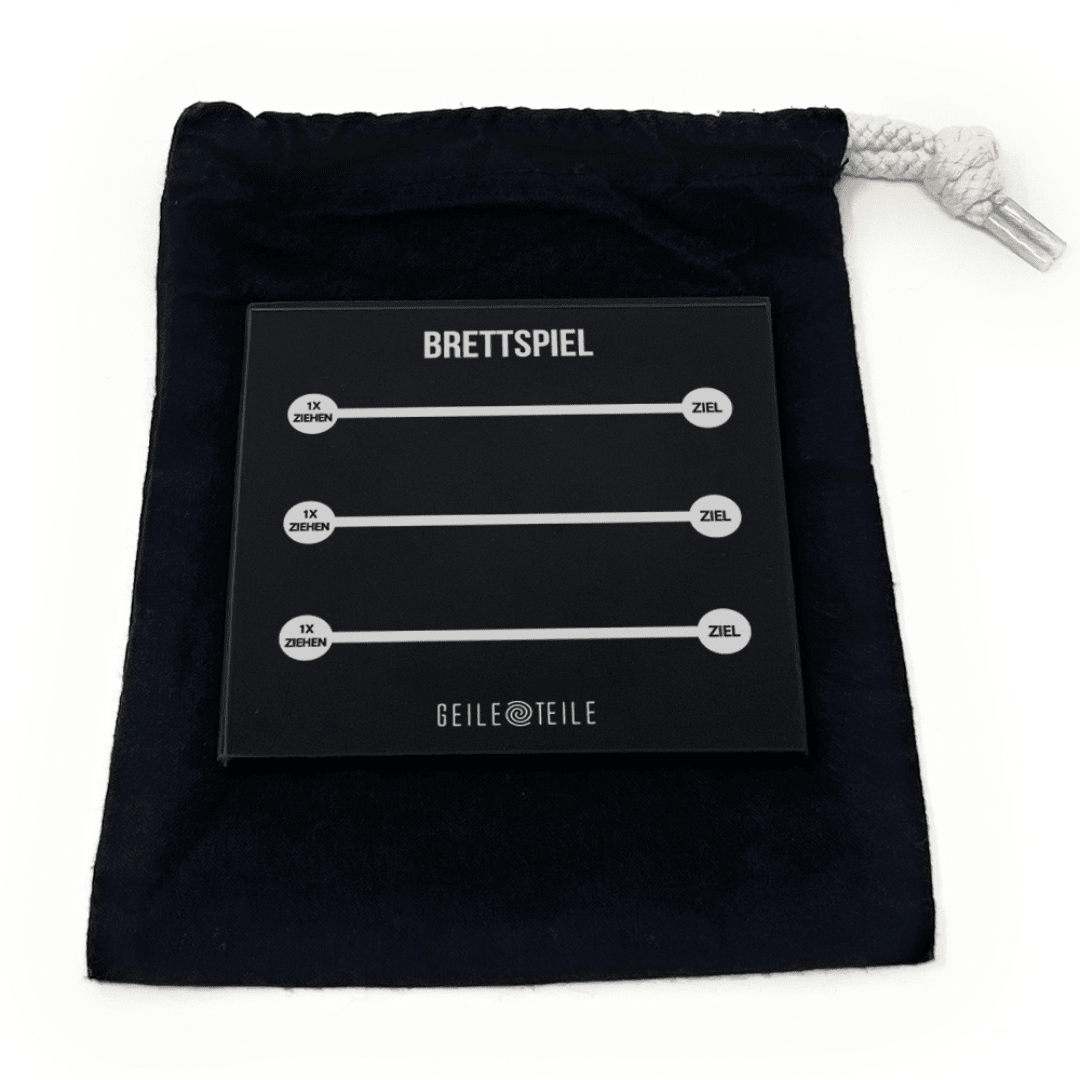 Brettspiel - Echtglas Ziehunterlage - FestivalStuff