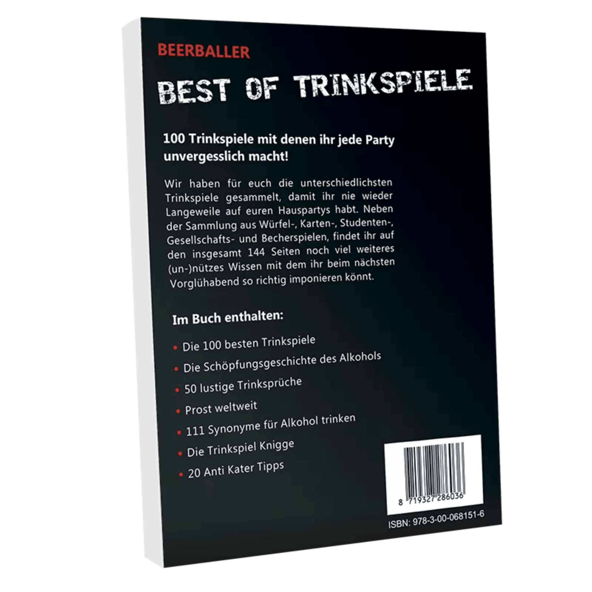 Buch 100 Trinkspiele - FestivalStuff