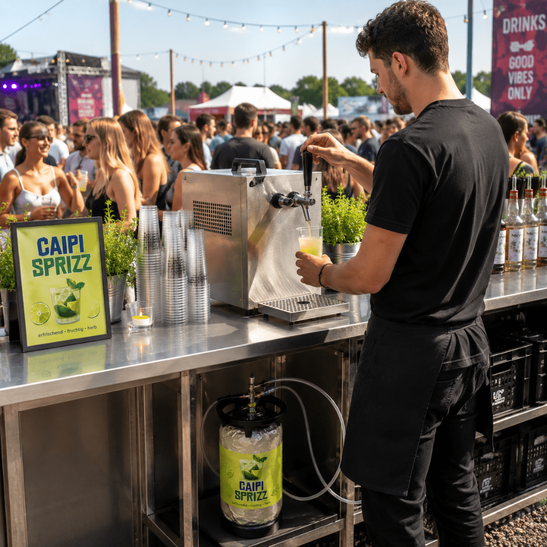 Caipi Sprizz 20L Key Keg Cocktail Fass - FestivalStuff