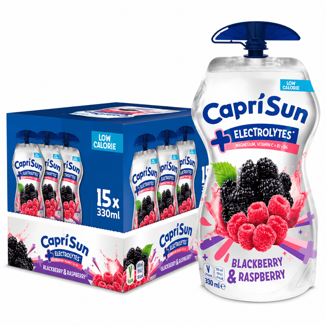 Capri-Sun Elektrolyte Brombeere & Himbeere 330 ml - FestivalStuff