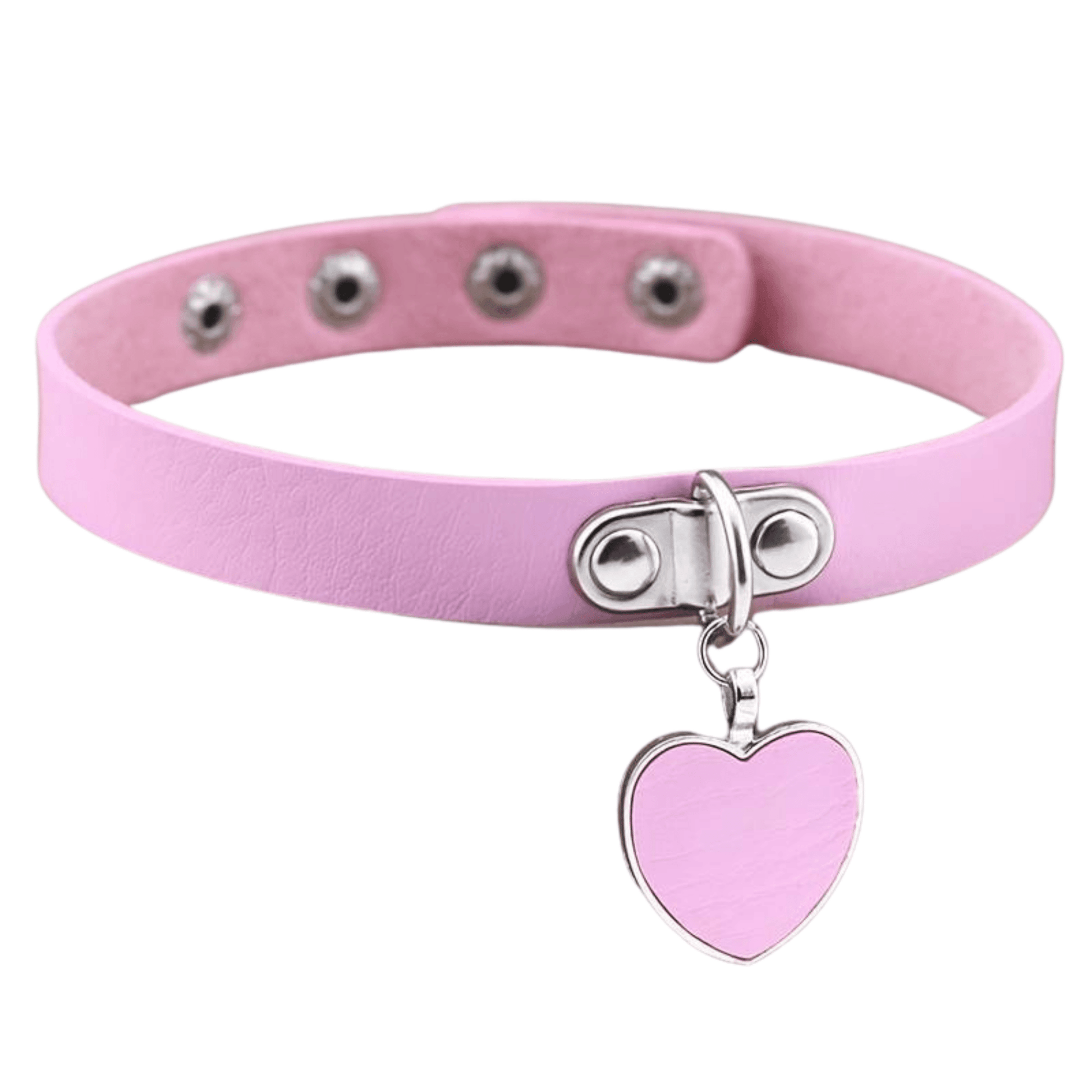 Choker Halsband mit Herz und Kette - FestivalStuff