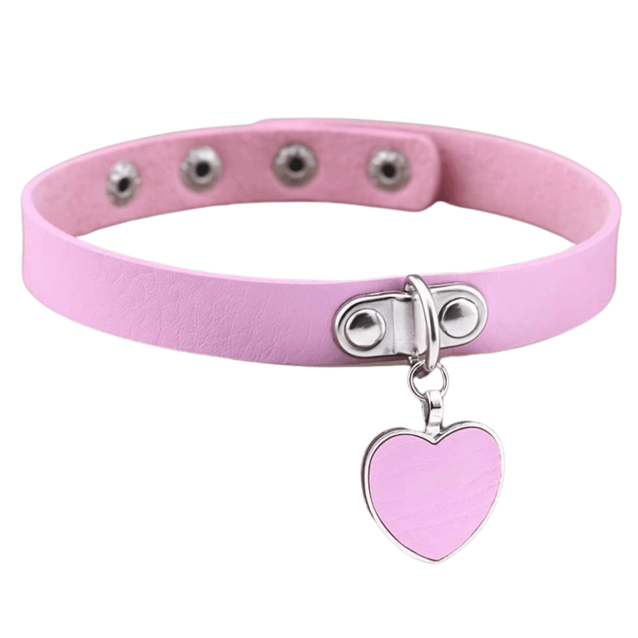 Choker Halsband mit Herz und Kette - FestivalStuff
