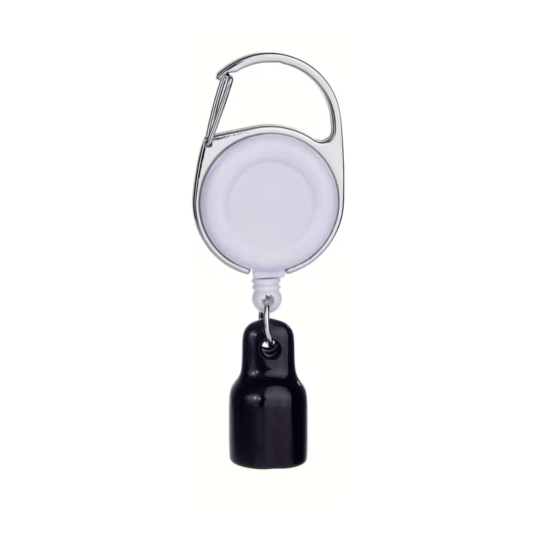 Clipper Feuerzeug Halter mit Clip Weiß - FestivalStuff