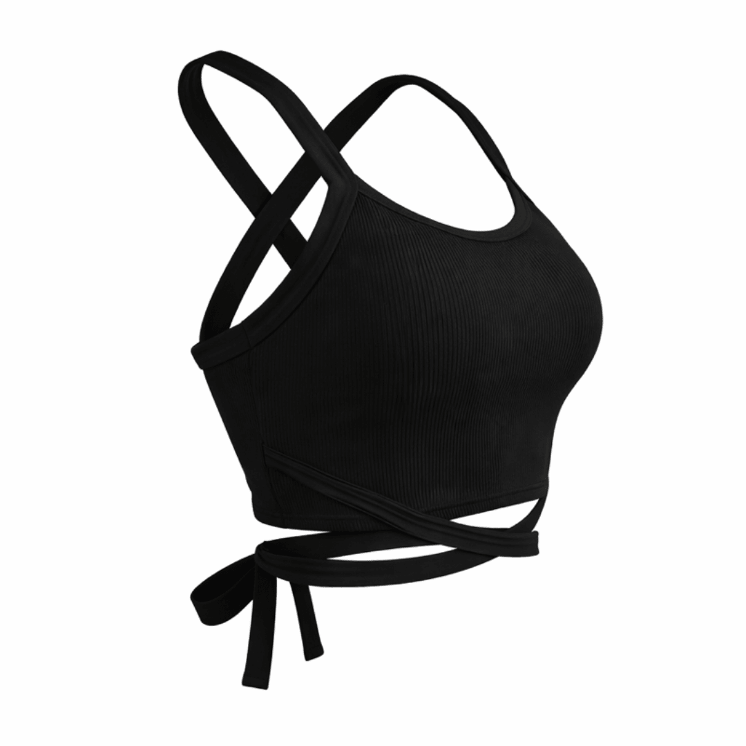 Crop Top Cross Strap - FestivalStuff